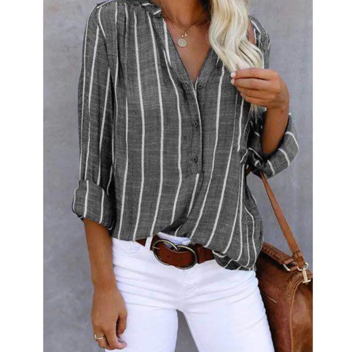 Red Striped Loose Fit Shirt – Bold and Relaxed