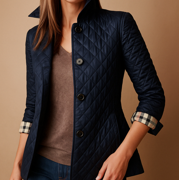 Silk Blend Cotton Jacket – Lightweight and Elegant