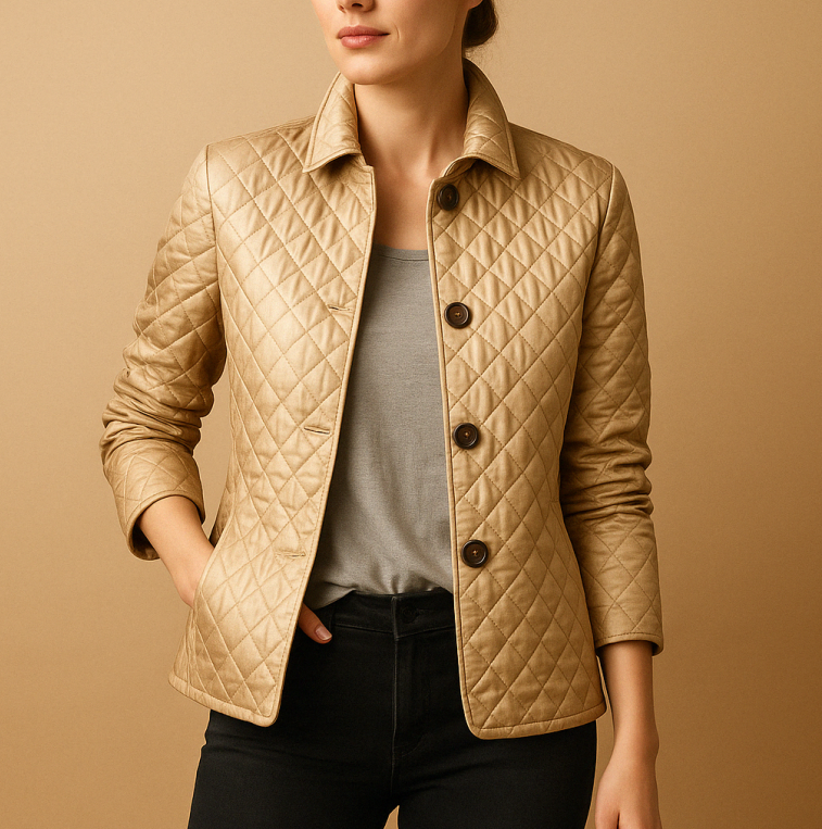Silk Blend Cotton Jacket – Lightweight and Elegant