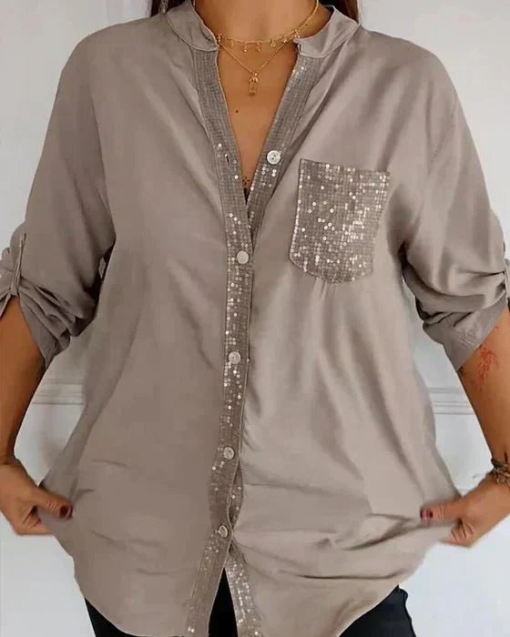 White Cotton Slim Fit Shirt with Long Sleeves – Timeless and Chic