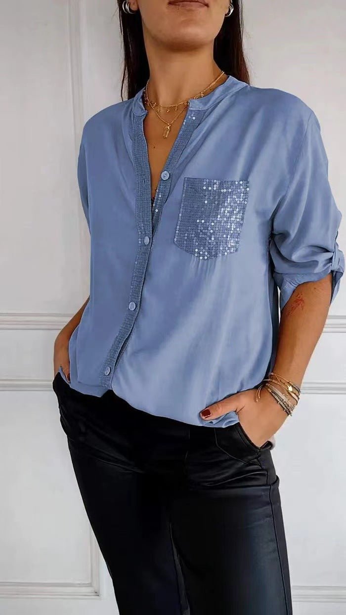 White Cotton Slim Fit Shirt with Long Sleeves – Timeless and Chic