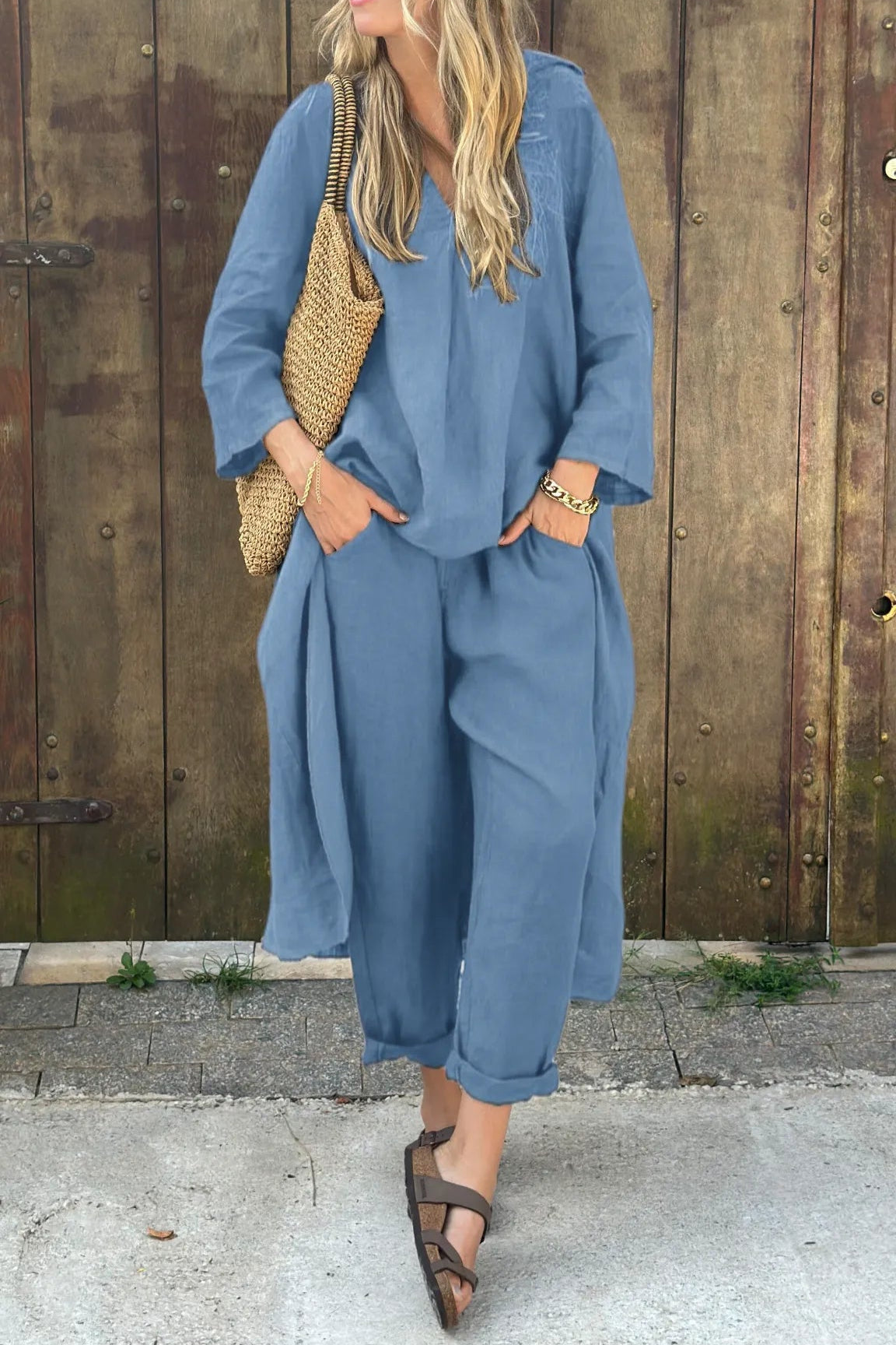 Casual Tunic and Pants Set – Lightweight and Flowing