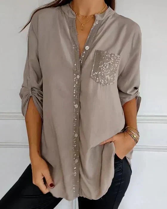 White Cotton Slim Fit Shirt with Long Sleeves – Timeless and Chic
